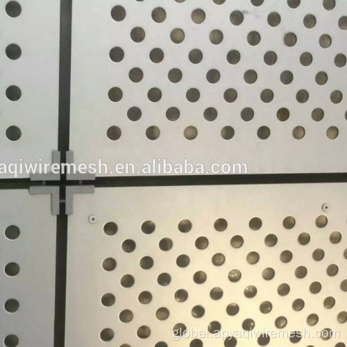 Perforated Wire Mesh Stainless Steel Round Hole Perforated Metal Mesh Panel Factory